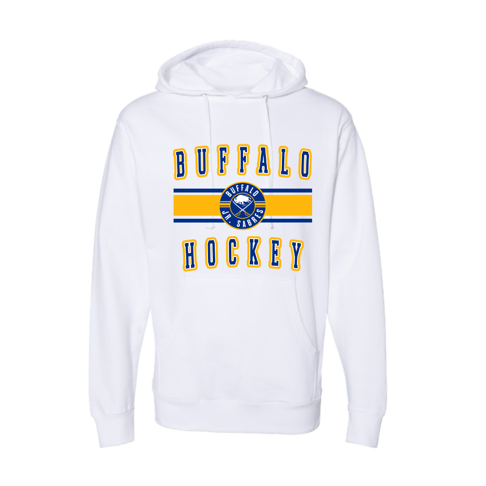 Jr Sabres Blue Stripe Adult Sweatshirt