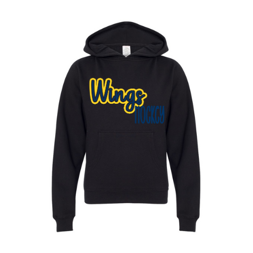 Wings See-Thru Youth Sweatshirt