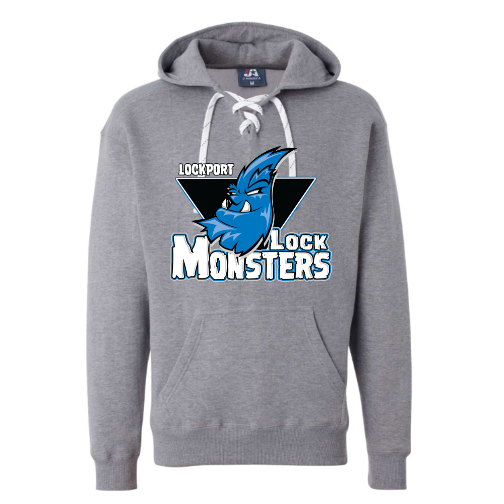 Lockport Logo Adult Hooded Sweatshirt