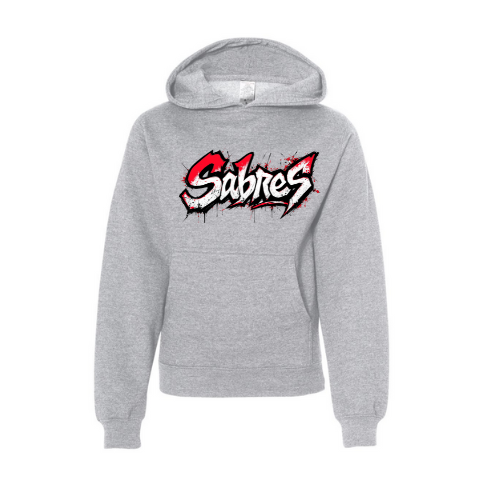 Jr. Sabres Red Grafitti Adult Sweatshirt
