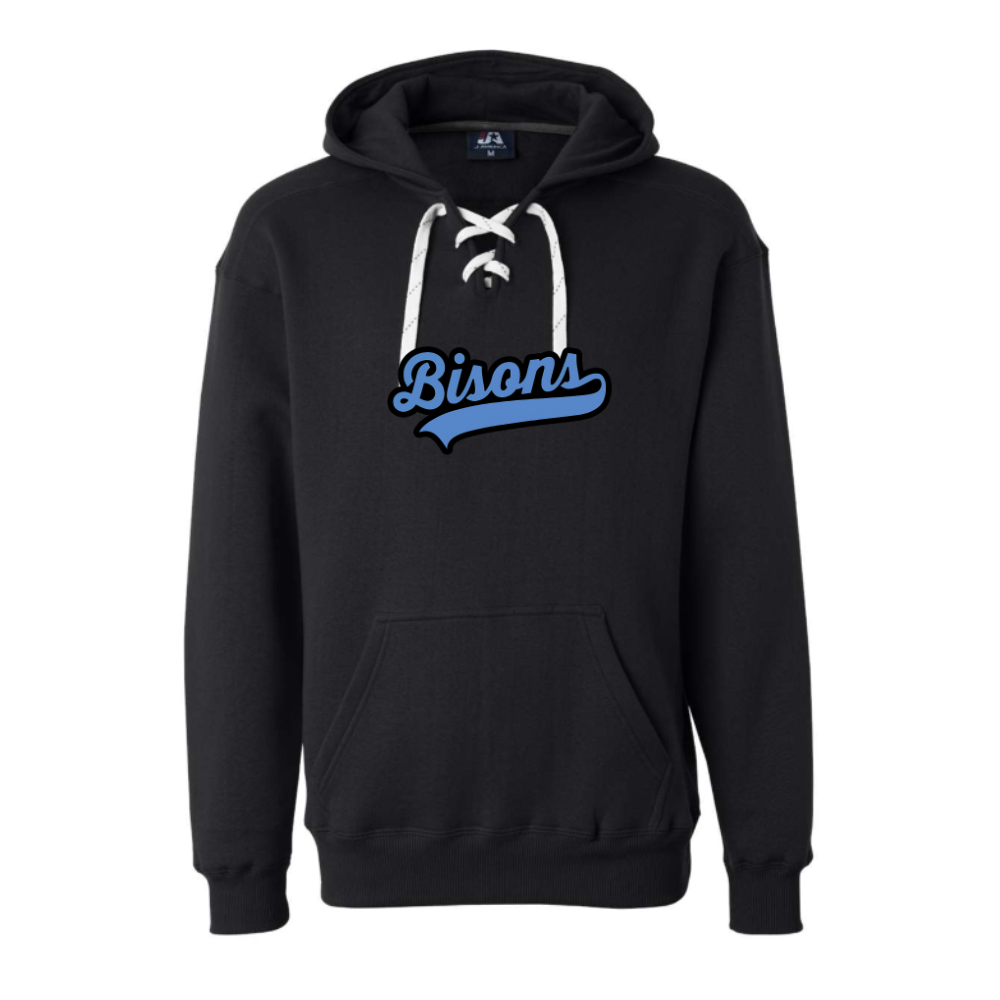 Bison Blue Logo Adult Sweatshirt