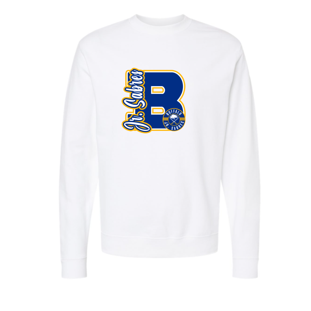 Jr. Sabres Blue Varsity Letter Adult Sweatshirt