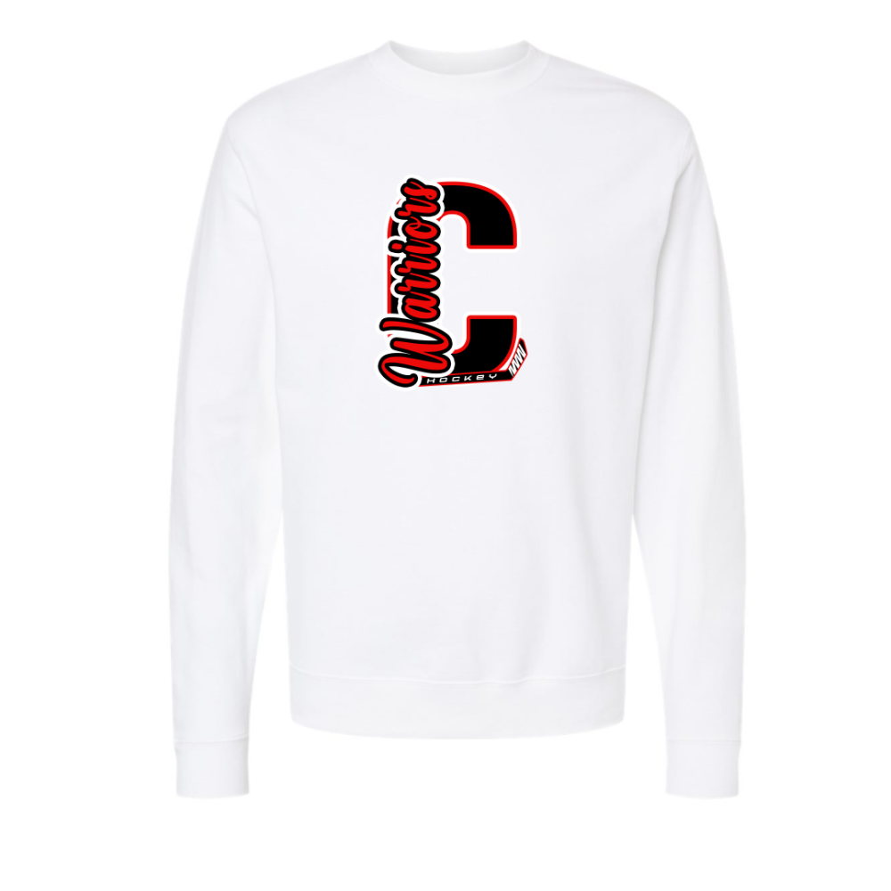 Warriors Varsity Letter Adult Sweatshirt