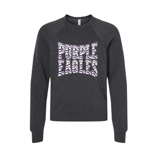 NJPE Striped Print Youth Sweatshirt