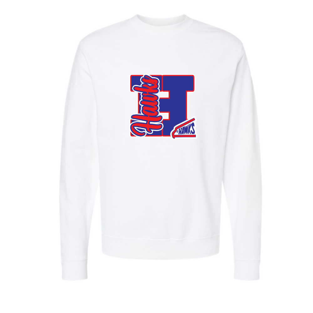 Hawks Varsity Letter Adult Sweatshirt