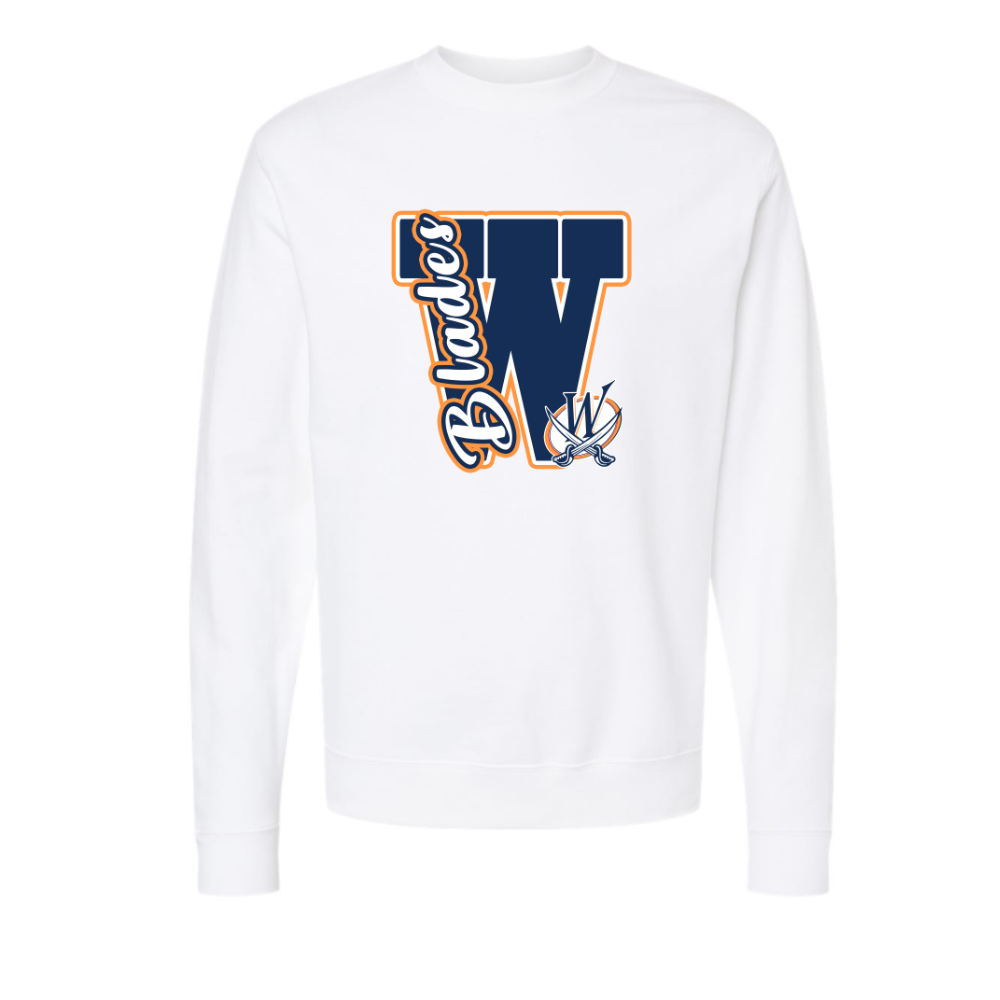 Blades Varsity Letter Adult Sweatshirt