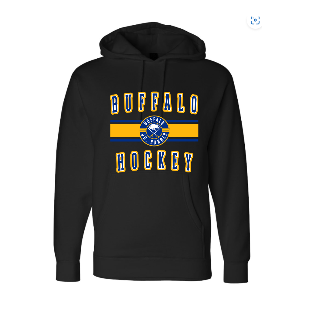 Jr Sabres Blue Stripe Adult Sweatshirt