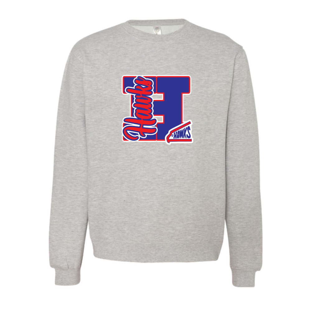 Hawks Varsity Letter Adult Sweatshirt