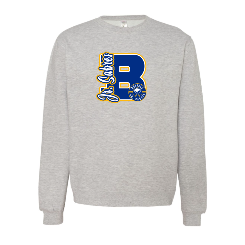 Jr. Sabres Blue Varsity Letter Adult Sweatshirt