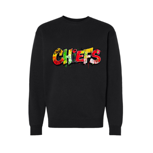 Chiefs Grafitti Adult Sweatshirt