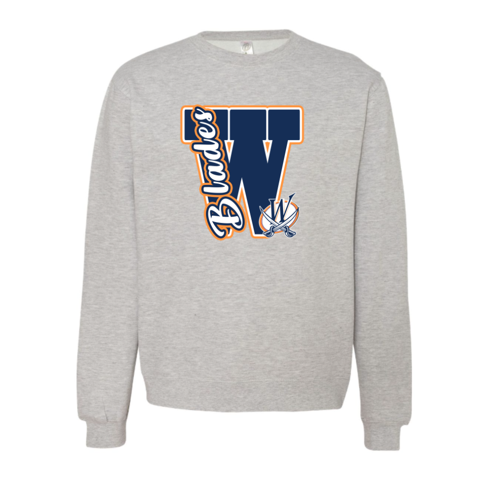 Blades Varsity Letter Adult Sweatshirt