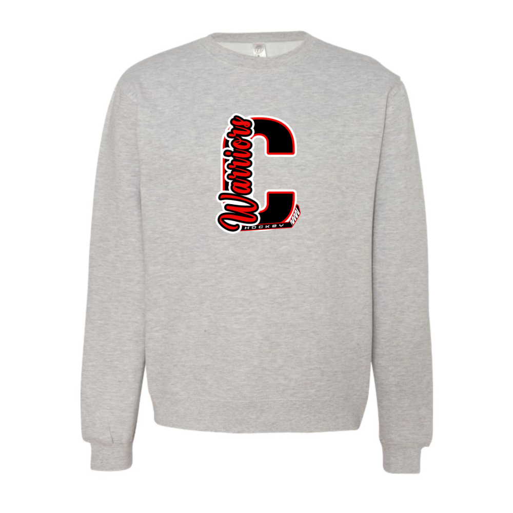 Warriors Varsity Letter Adult Sweatshirt