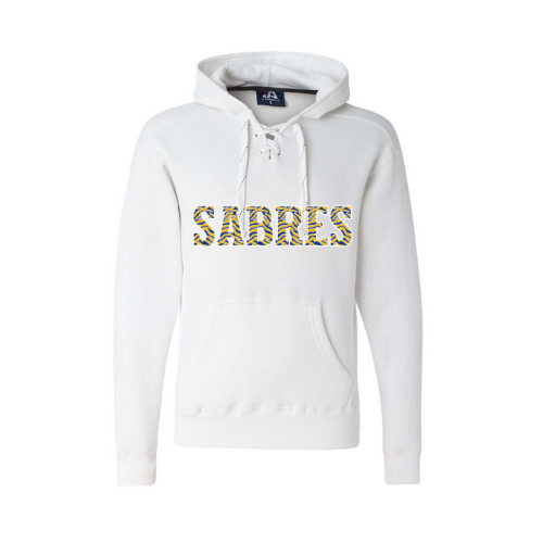 Jr Sabres Blue Striped Print Adult Sweatshirt