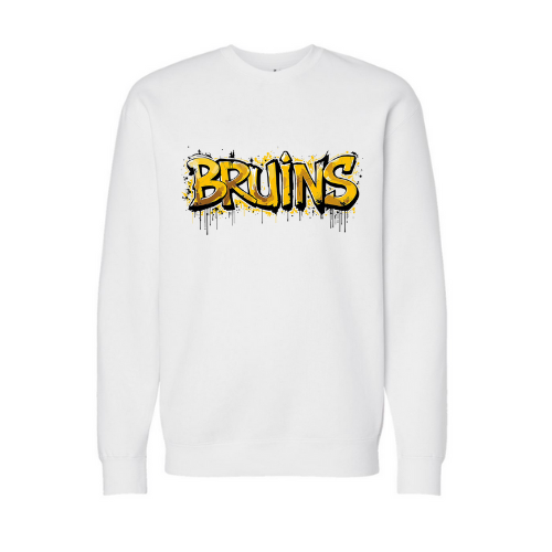 Bruins Grafitti Adult Sweatshirt