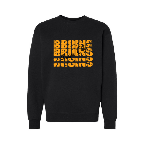 Power City Bruins Stacked Adult Sweatshirt