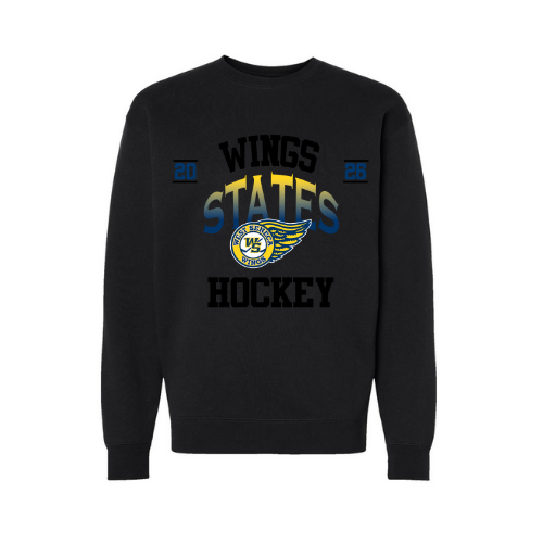 Wings Gradient Adult Playoff/States Sweatshirt