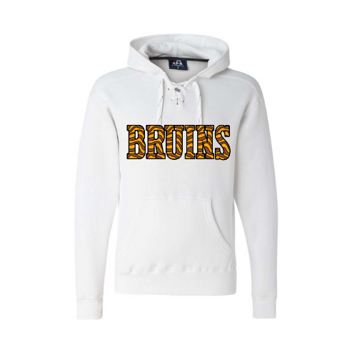 Bruins Striped Print Adult Sweatshirt