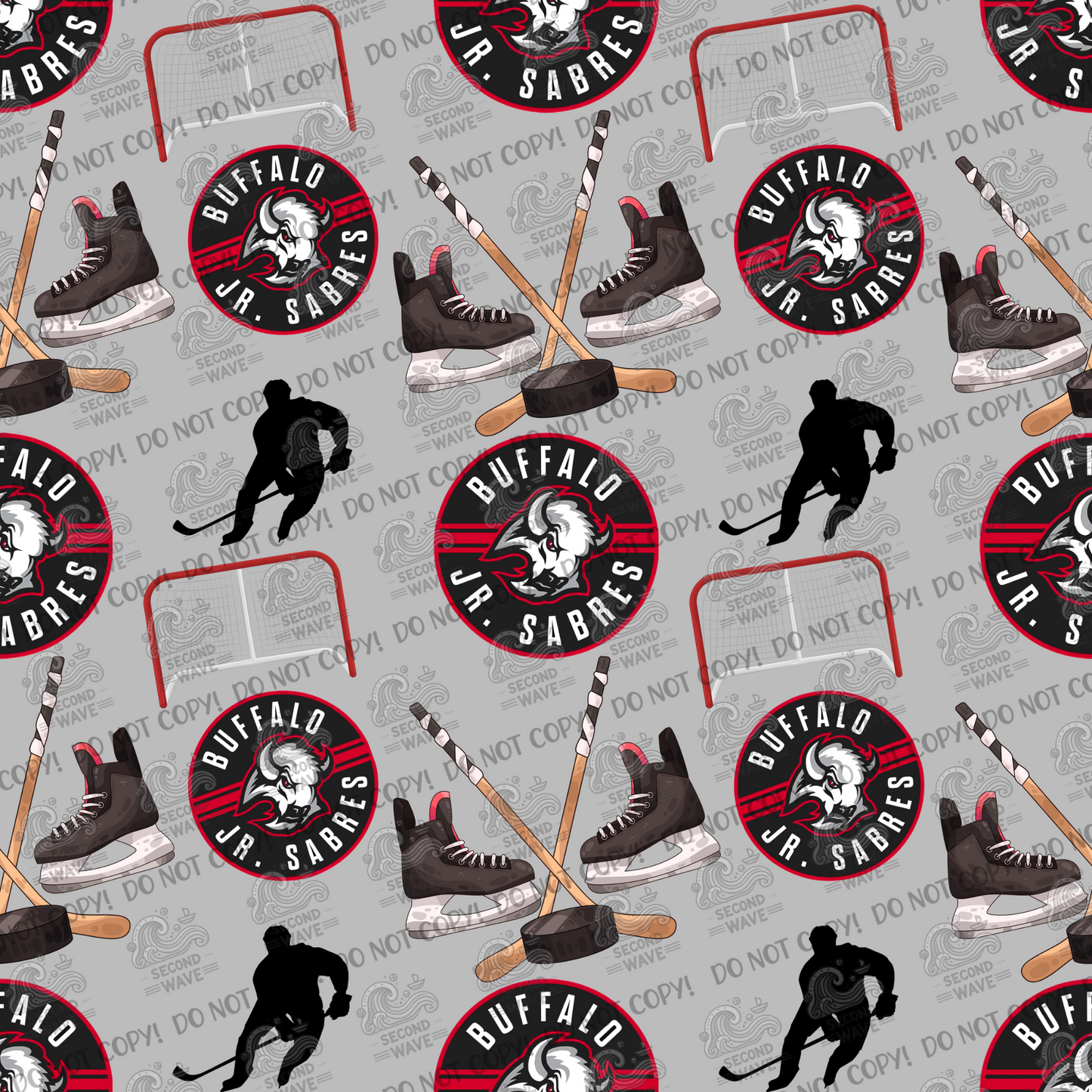 Jr Sabres Red Blanket