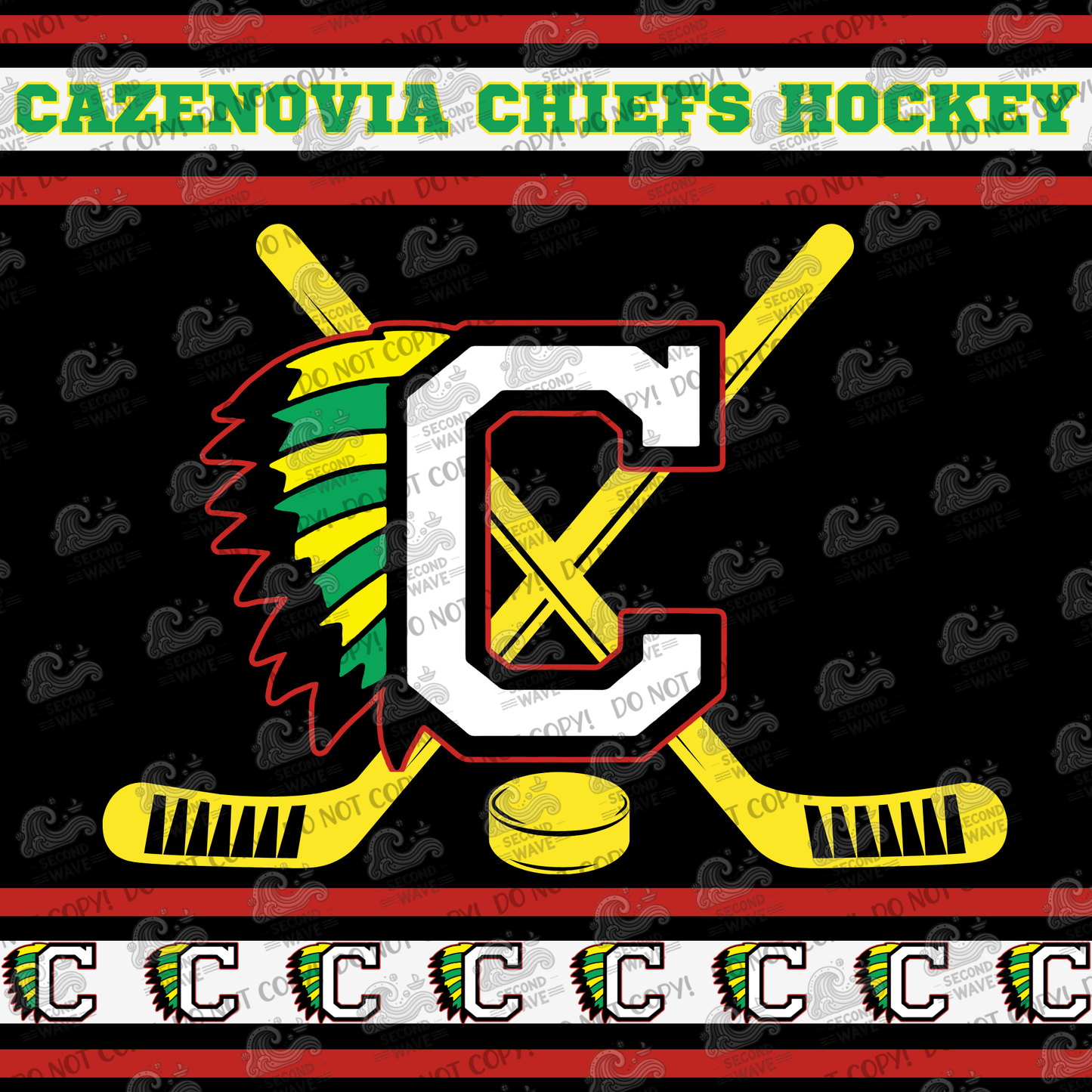 Chiefs Blanket with Stripes