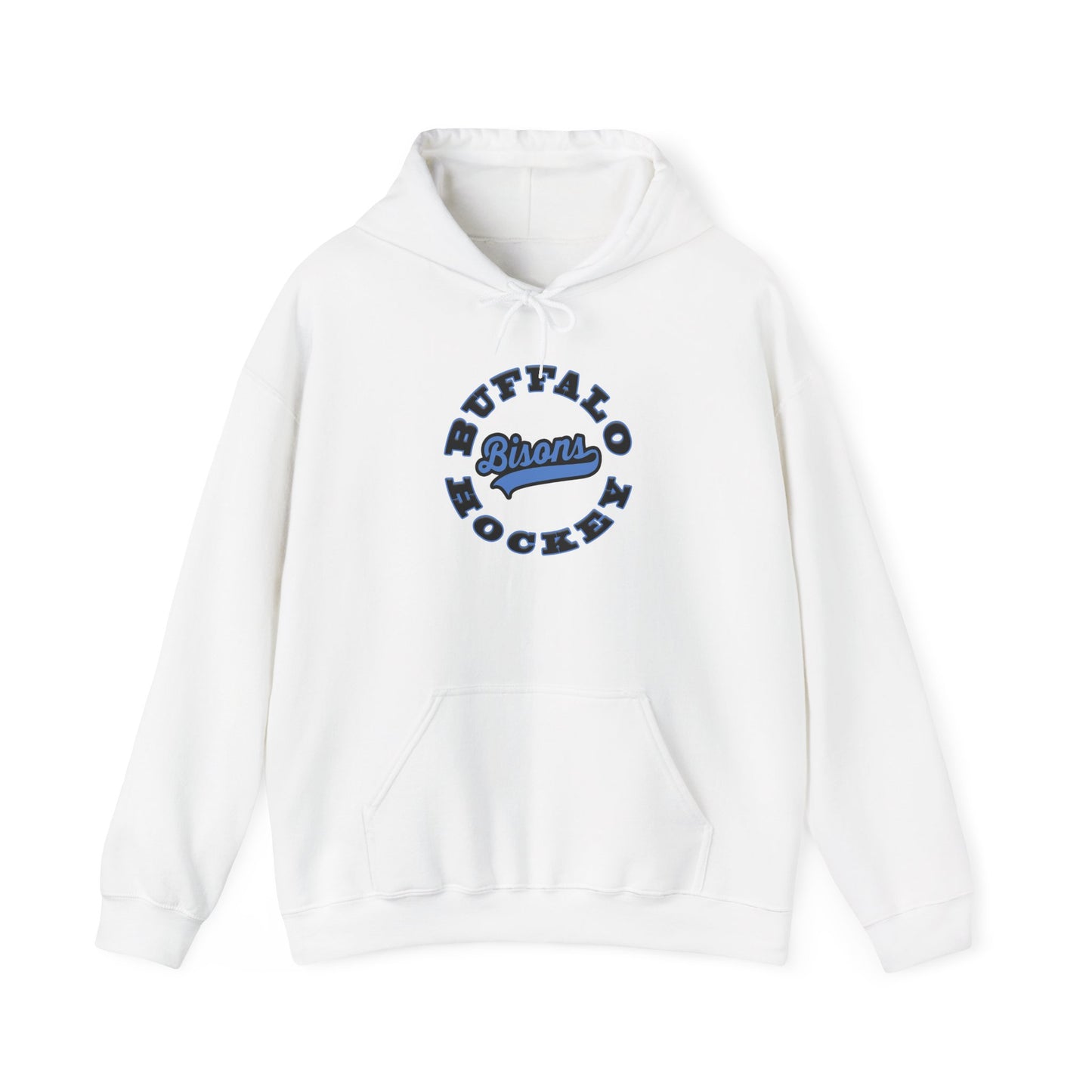 Bisons Blue Circle Youth Hooded Sweatshirt