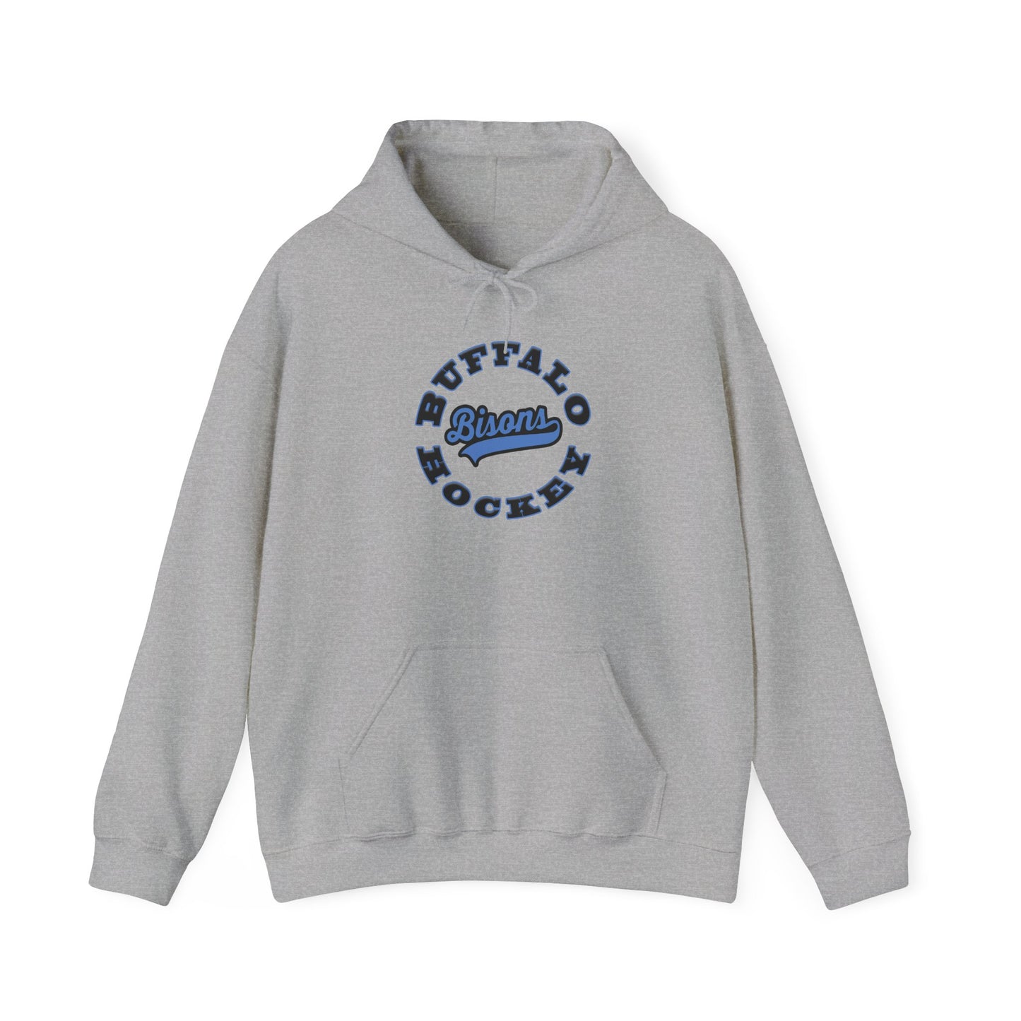 Bisons Blue Circle Youth Hooded Sweatshirt
