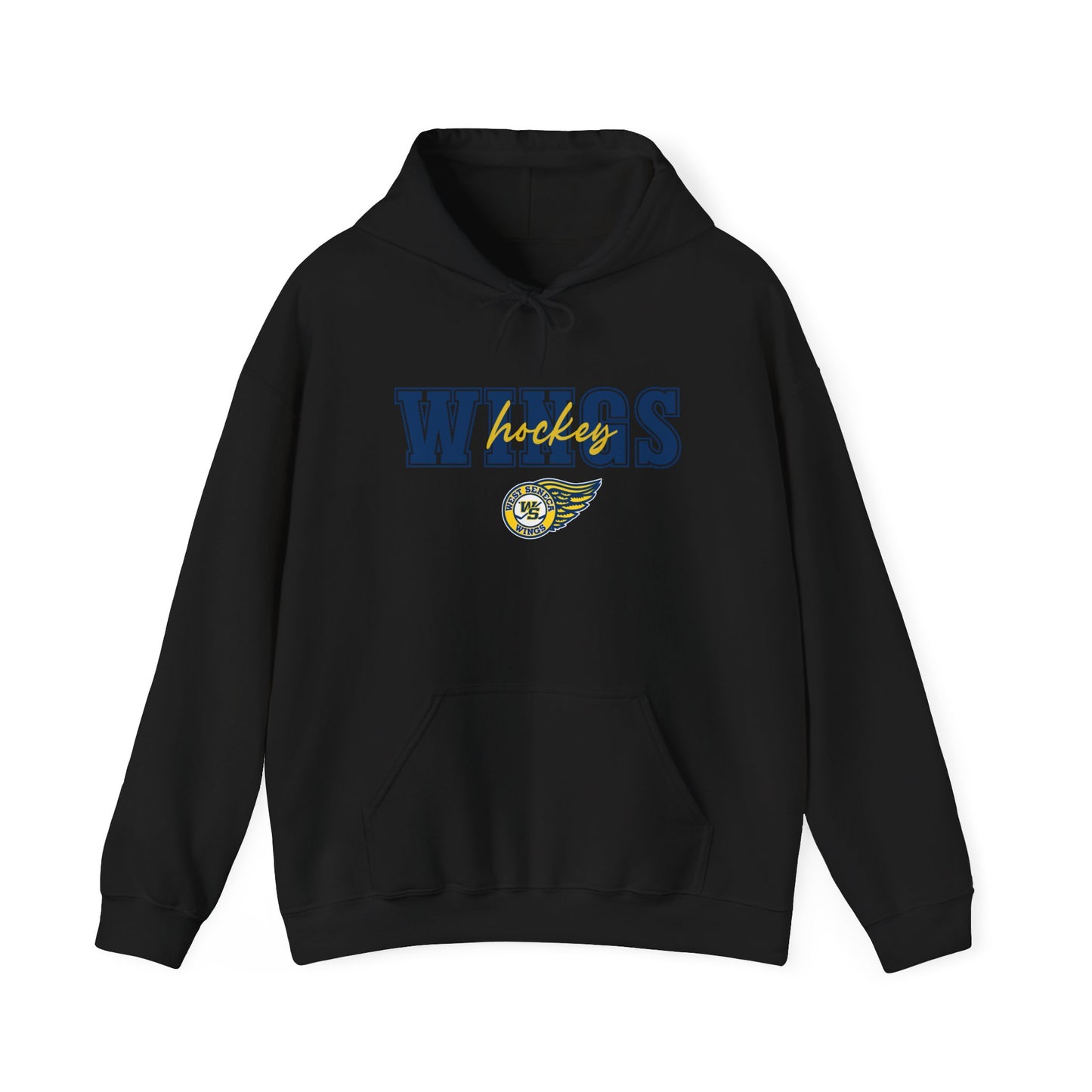 Wings Layered Adult Hooded Sweatshirt