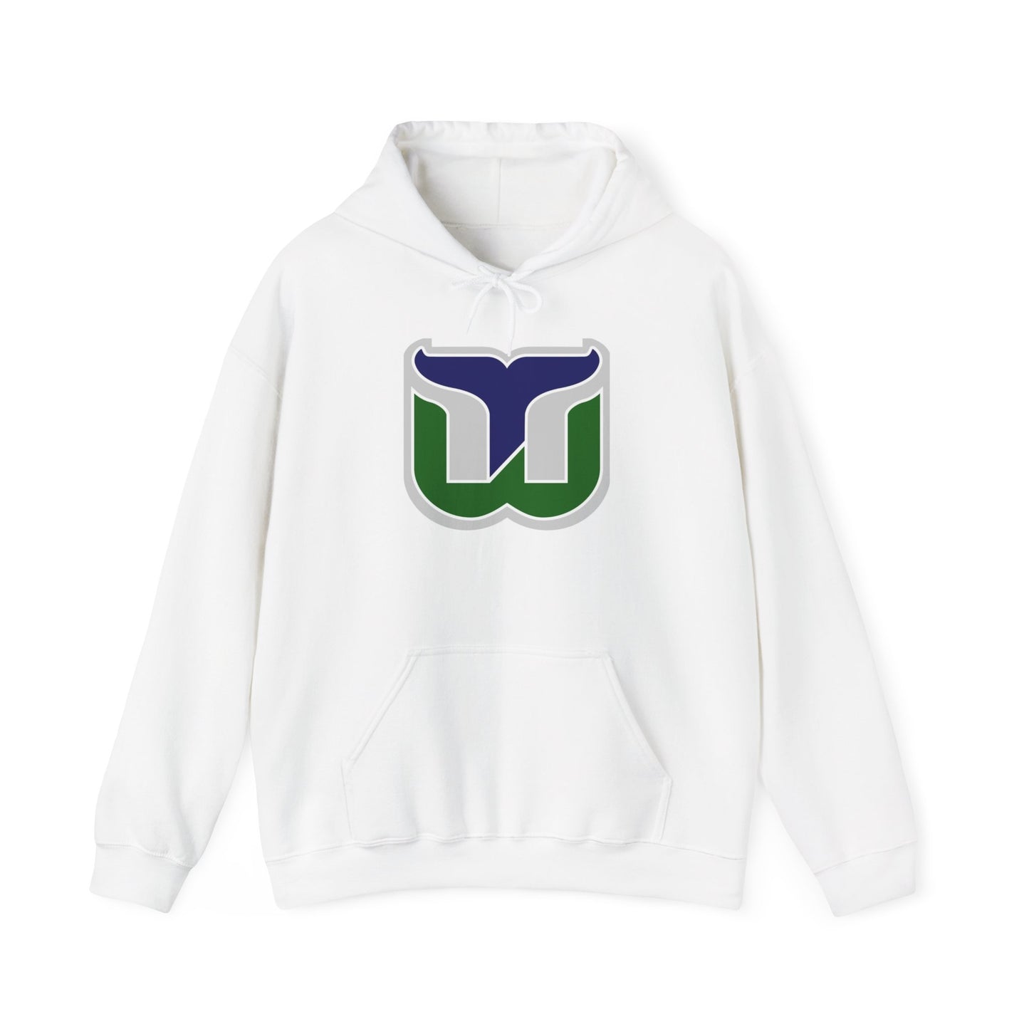Whalers Logo Adult Hooded Sweatshirt
