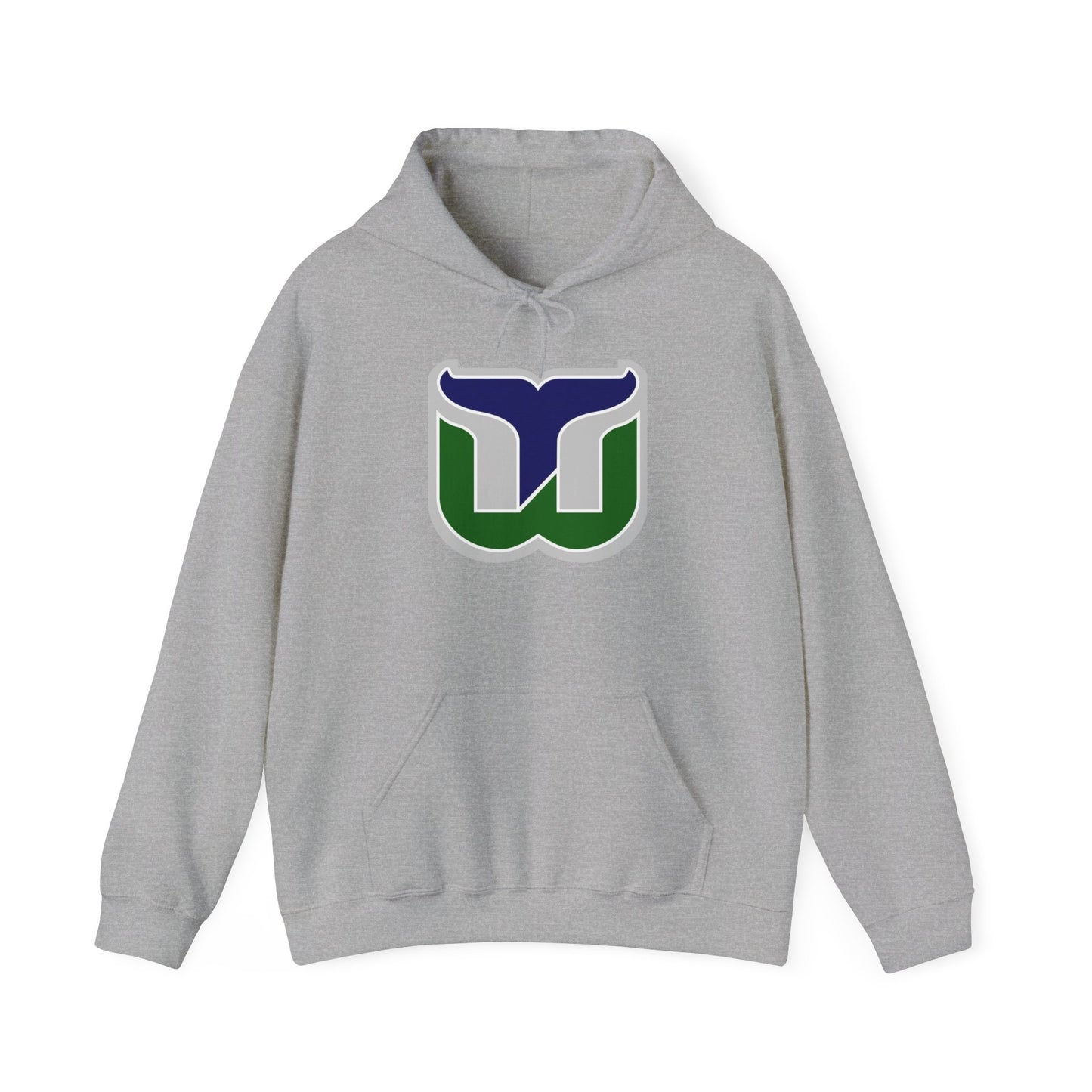 Whalers Logo Adult Hooded Sweatshirt