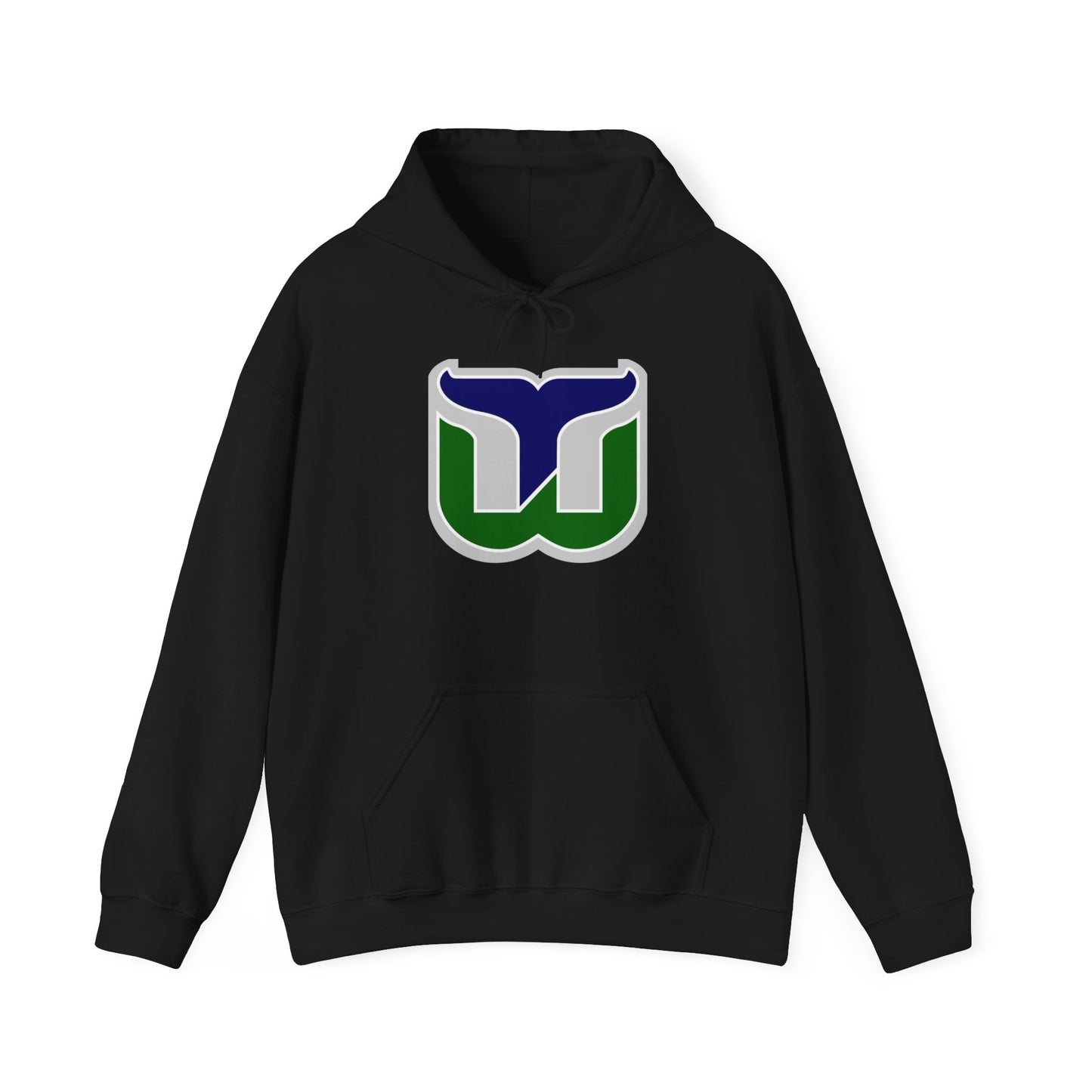 Whalers Logo Adult Hooded Sweatshirt