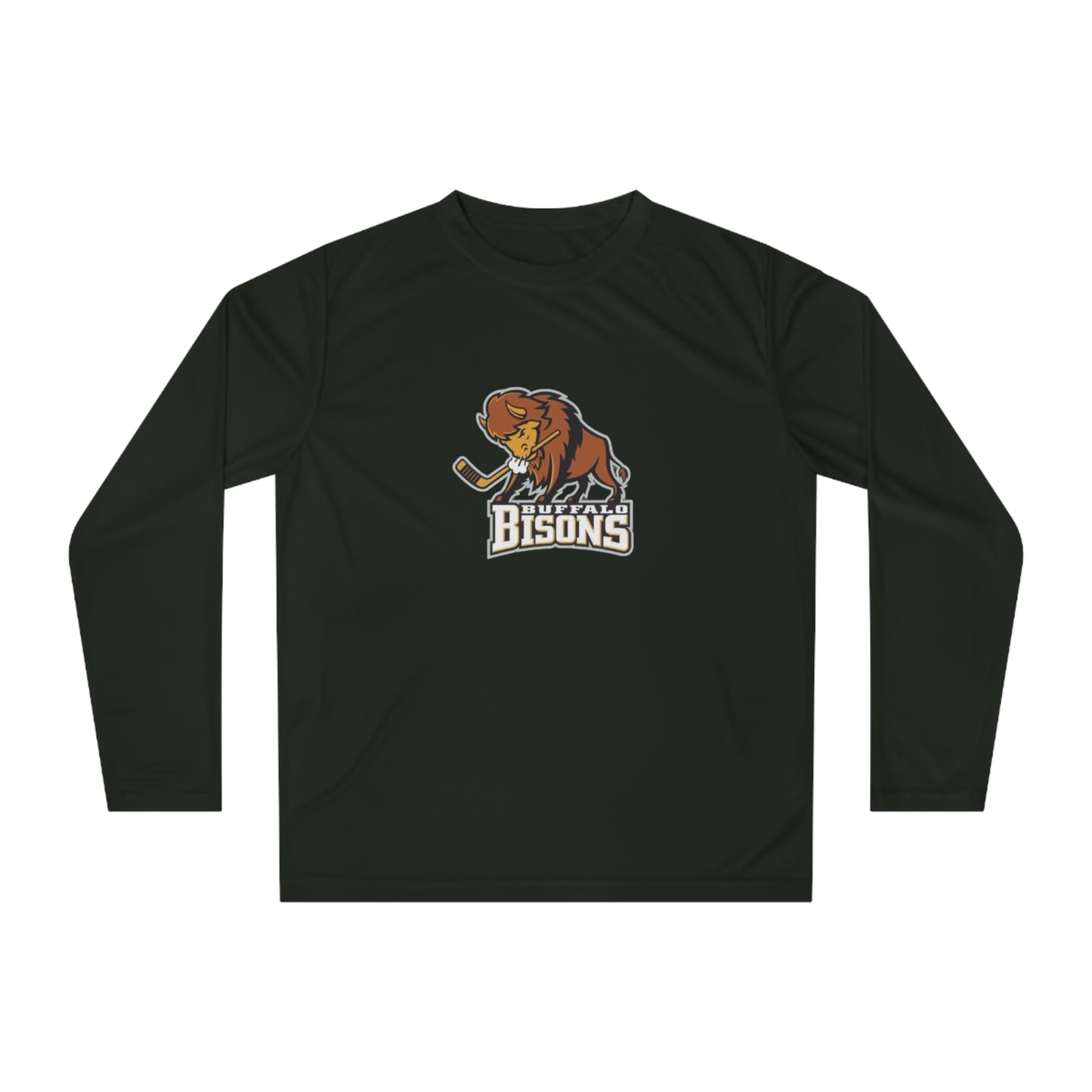Bisons Youth Long Sleeve Performance Shirt