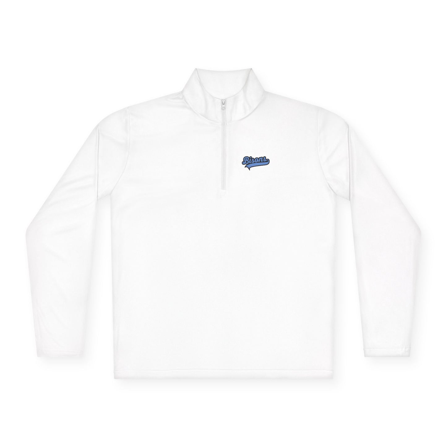 Bison Blue Adult Performance Quarter Zip Pullover