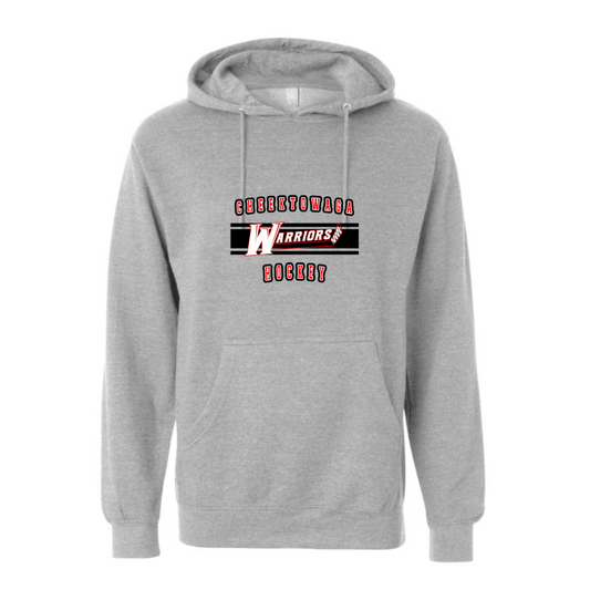 Warriors Stripe Youth Hooded Sweatshirt
