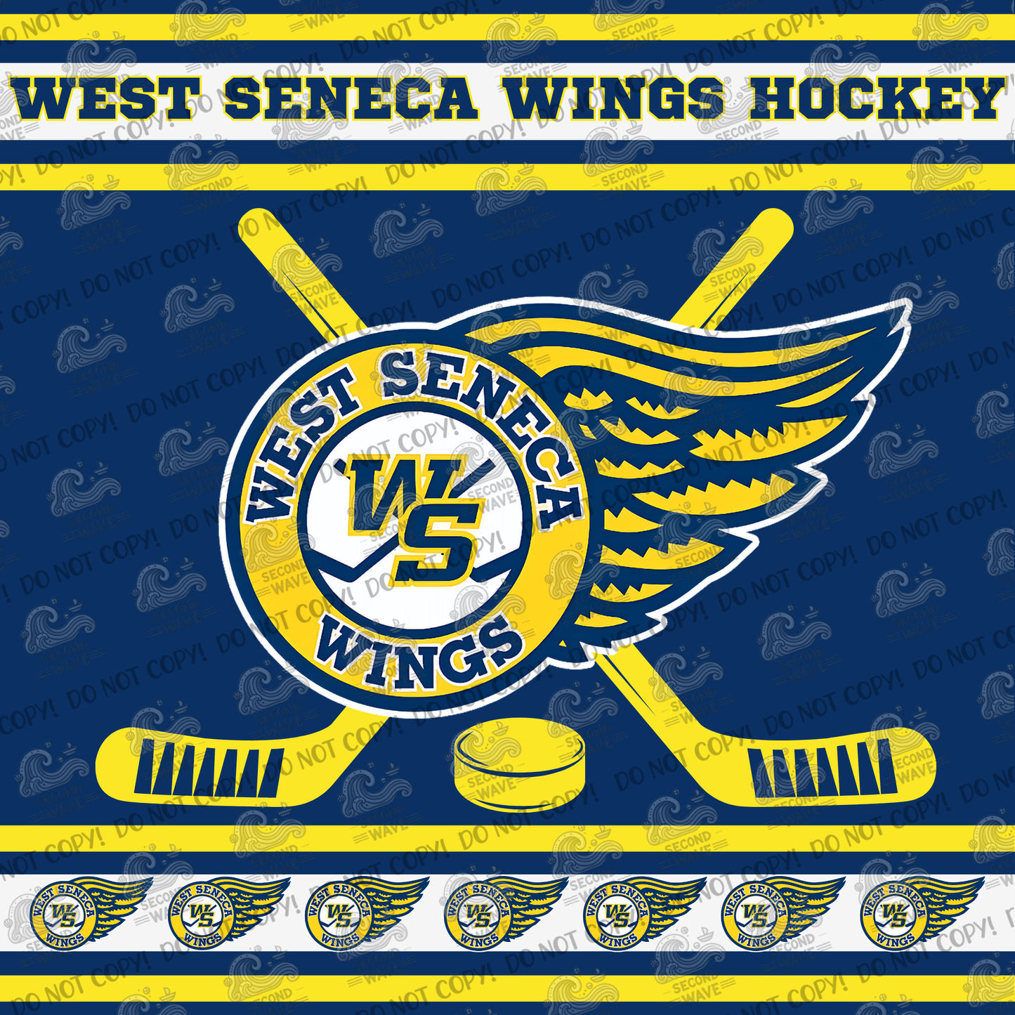Wings Blanket with Stripes