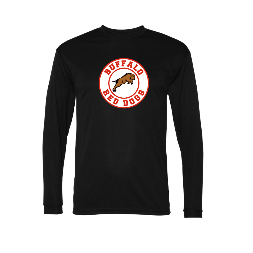 Red Dogs Youth Long Sleeve Performance Shirt