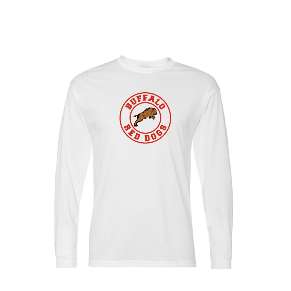 Red Dogs Youth Long Sleeve Performance Shirt